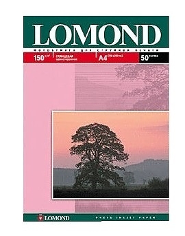 Бумага Lomond A4 150г/м2 25л.,глянцевая (0102043) 