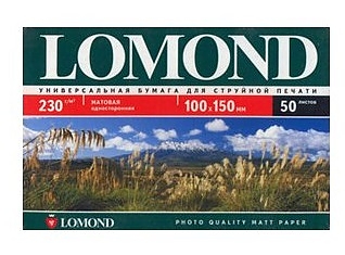 Бумага Lomond 10x15 230г/м2 50л.,матовая (0102034) 