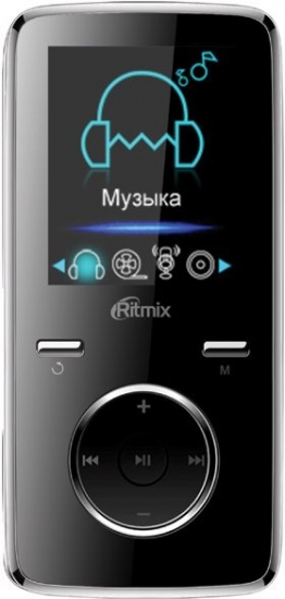 MP3 плеер на флеш карте Ritmix RF-4950   FM 4Gb black 