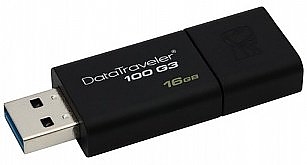 Флеш диск USB Kingston 16 Gb DT100G3 USB 3.0 