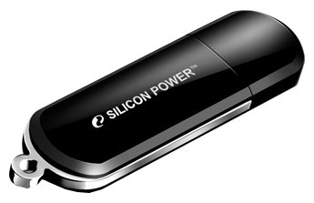 Флеш диск USB Silicon Power 64 Gb Lux Mini 322 Black 