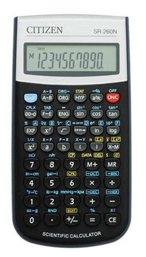 Калькулятор Citizen SR-260N 