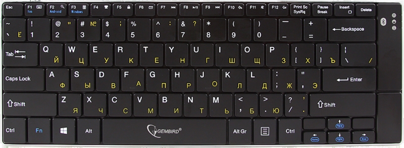 Клавиатура Gembird KB-316BT, для планшетов, Bluetooth T01165309