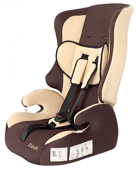 Кресло автомобильное Zlatek Atlantic коричневый (для детей 9-36 кг) 