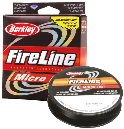 Леска BERKLEY FireLine Micro Ice Smoke 0.10 45м 1085674 