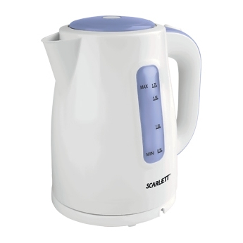 Чайник электрический Scarlett SC-EK18P05 белый/фиолетовый 
