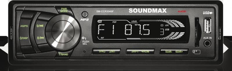 Автомагнитола Soundmax SM-CCR3049F 