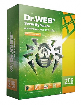 Программное обеспечение Dr.Web Security Space 2ПК/2гBHW-B-24M-2-A3 