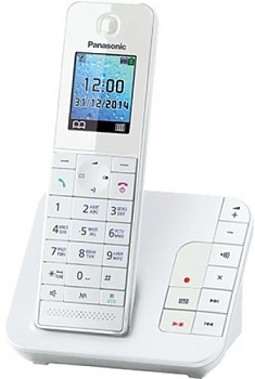 Радиотелефон Panasonic KX-TGH220RUW белый автооветчик 