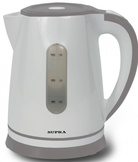 Чайник электрический Supra KES-1822 белый/серый 