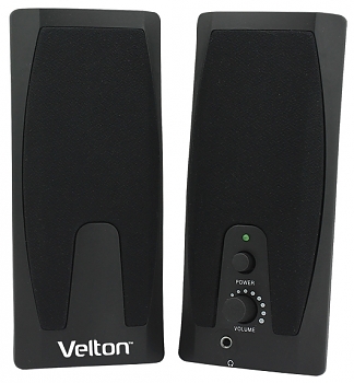 Компьютерные колонки Velton VLT-SP205 2.0, 2Вт(1Вт*2),USB 