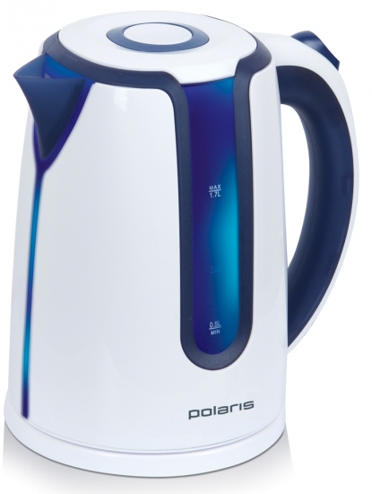 Чайник электрический Polaris PWK 1754CLWr white blue 