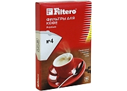 Фильтр для кофеварки Filtero Premium №4/40 белые 
