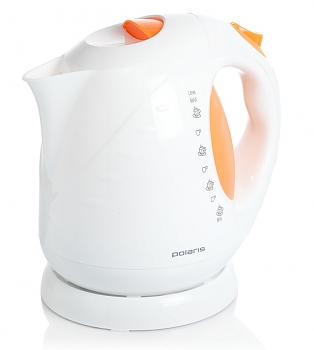 Чайник электрический Polaris 2013 бел-оранж. ПУ T01185859