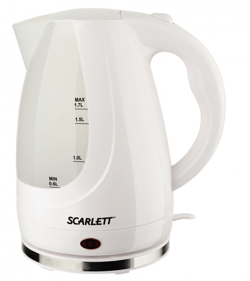 Чайник электрический Scarlett SC-EK18P31 белый 