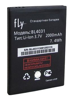 Аккумулятор для мобильных телефонов Fly Тех.Упак. (BL4031) IQ4403 