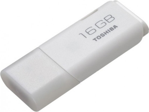 Флеш диск USB Toshiba 16 Gb White Hayabusa THNU16HAYWHT 