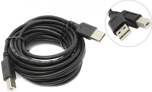 Кабель BaseLevel USB 2.0 A-->B (3 м) 