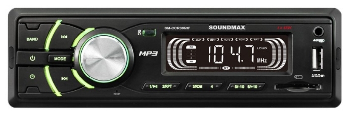 Автомагнитола Soundmax SM-CCR3053F 