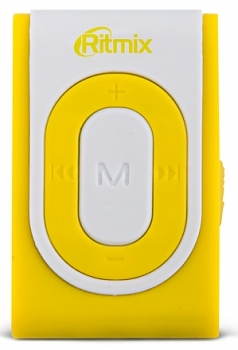 MP3 плеер на флеш карте Ritmix RF-2400 4Gb White/Yellow 