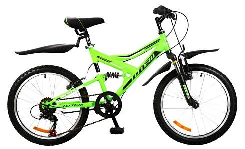 Велосипед Totem 20V-2033 зеленый-черный 
