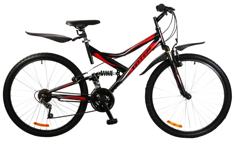 Велосипед Totem 26V-102-6 черно-красный 