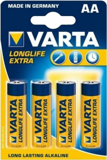 Батарейка Varta LR6 BL4 Longlife Extra 