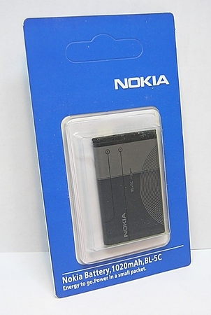 Аккумулятор для мобильных телефонов Nokia BL-5C 1110/1600/6085/6230 N72/91 