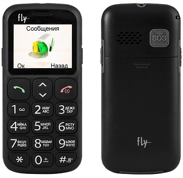 Мобильный телефон Fly Ezzy 7 Black 