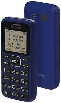 Мобильный телефон Maxvi B3 blue 