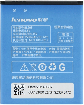Аккумулятор для мобильных телефонов Lenovo Тех.Упак. (BL205) P770 