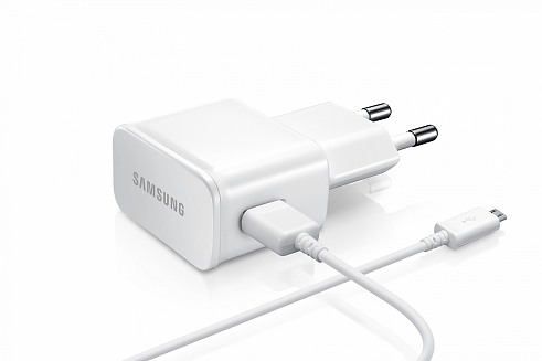Зарядное устройство для мобильных Samsung сетевое+microUSB 2A white 5V 
