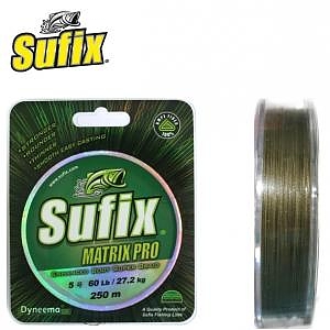 Леска SUFIX Matrix Pro 0.10мм 135м зелен. плет. 