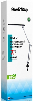 Лампа настольная SmartBuy SBL-DL-7-NWFix-Silver 