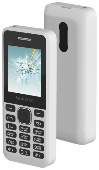 Мобильный телефон Maxvi C20 white 