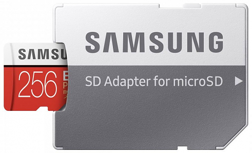 Флеш карта Samsung microSDHC EVO PLUS 256Gb+SD adapter 