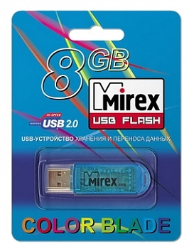 Флеш диск USB Mirex 8Gb ELF Blue 