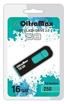 Флеш диск USB OltraMax  16Gb 250 бирюзовый 