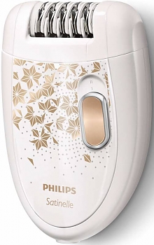 Эпилятор Philips HP6428/00 белый/золотистый 