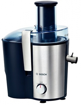 Соковыжималка Bosch MES3500 серебристый/синий 