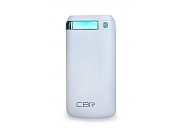 Аккумулятор внешний CBR CBP-4040 white, 4000 mAh, фонарик 