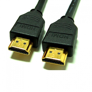 Кабель HDMI-HDMI 1 м. v1.4 gold 