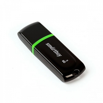 Флеш диск USB SmartBuy 8Gb Paean black 