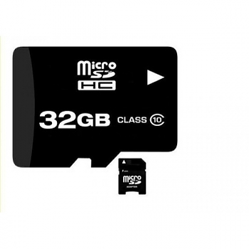 Флеш карта Micro micro SDHC 32Gb class 10 с адаптером 
