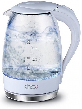 Чайник электрический Sinbo SK 7338 белый НТ () T01207012