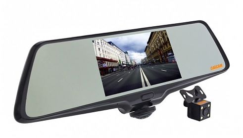 Видеорегистратор Каркам Z360 (2 камеры) зеркало, 360°-панорама 