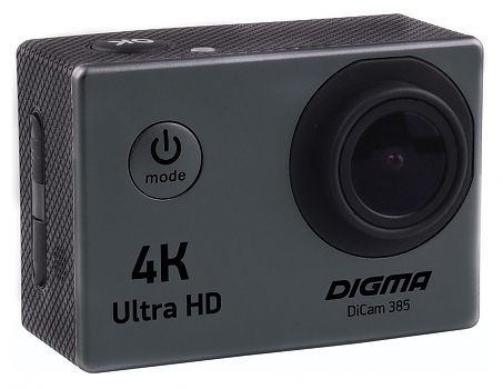 Видеокамера Digma DiCam 385 серый экшн 