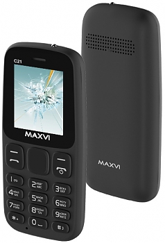 Мобильный телефон Maxvi C21 black 