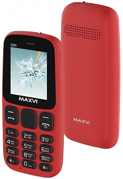 Мобильный телефон Maxvi C21 red 