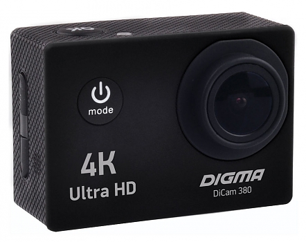 Видеокамера Digma DiCam 380 черный экш 